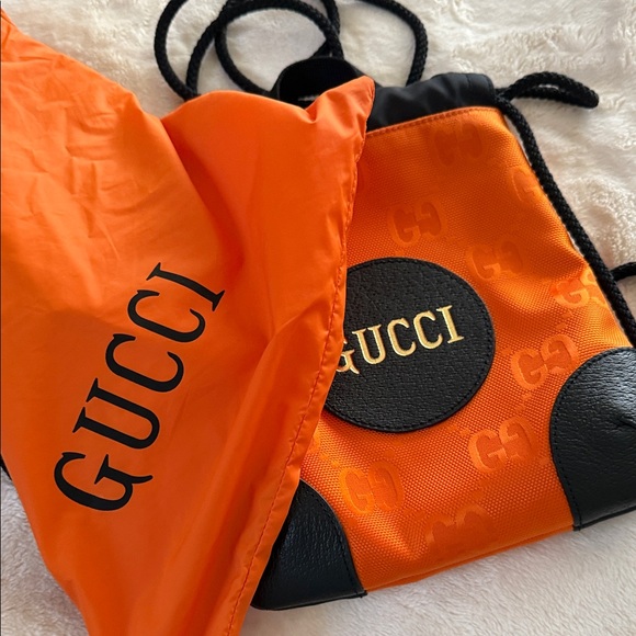 GG Orange nylon off the grid backpack main image 15
